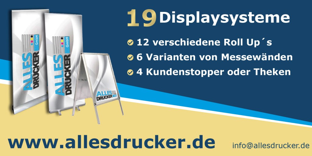 Roll-Up Displays vom Allesdrucker